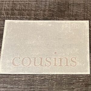 💞 New Cousins Scrapbooking Card